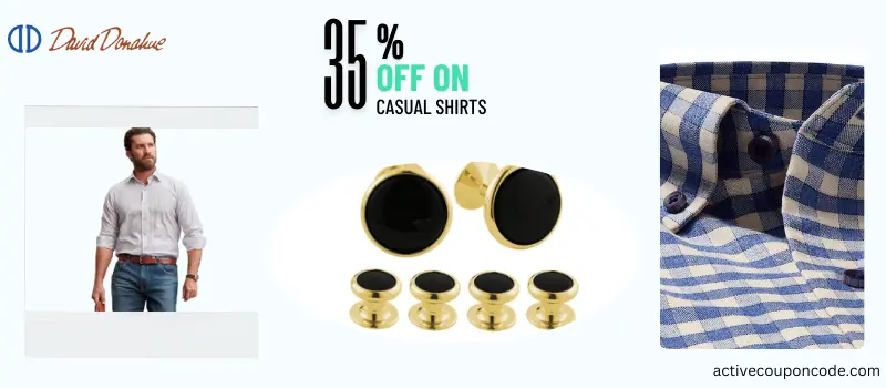 Casual shirts offer 35% off