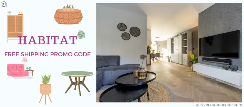 Habitat Free shipping promo code