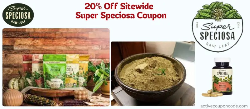 20% Off Sitewide Super Speciosa Coupon