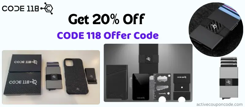 Get 20% Off CODE 118 Offer Code