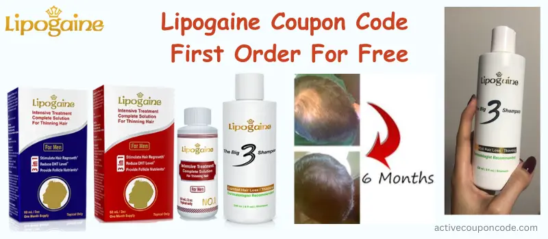 Lipogaine Coupon Code First Order For Free