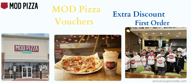 MOD Pizza Vouchers Extra Discount First Order 