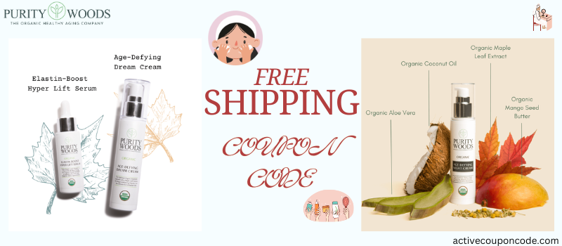 Purity woods free shipping coupon