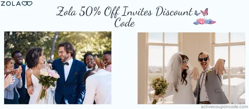 Zola 50% Off Invites Discount Code